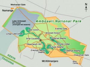 Amboseli National park TOUR ITINERARY