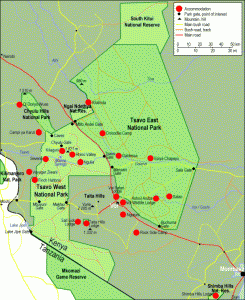 tsavo TOUR ITINERARY