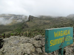 wagagai Elgon mountain hiking